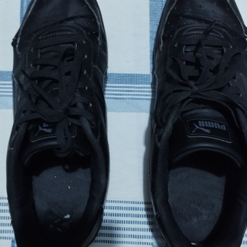 Puma sneakers used, size 46, black