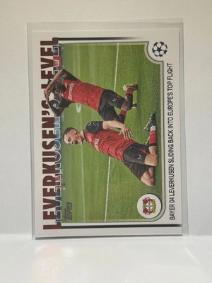 Κάρτα 2024-25 Topps UCC Flagship Leverkusen's Level #186 καινούργια