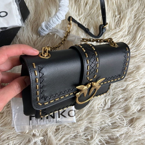 Pinko shoulder bag new black