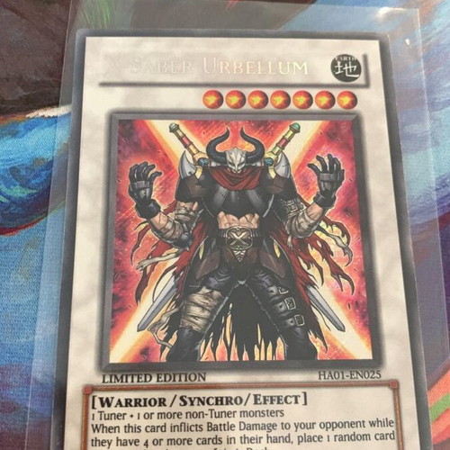 X Saber Urbellum Secret Rare Yu-Gi-Oh Card new authentic