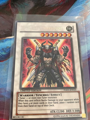 X Saber Urbellum Secret Rare Yu-Gi-Oh Card new authentic