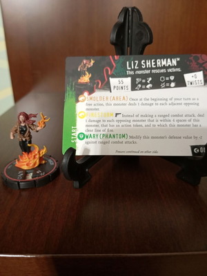 Liz Sherman Horrorclix Hellboy miniature like new
