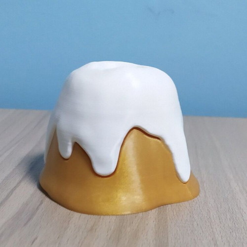 Skyrim Sweet Roll 3D printed box new, storage space 8.9 cm