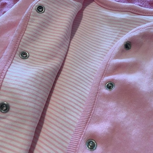 Mothercare baby girl jacket velour like new 0-3 months