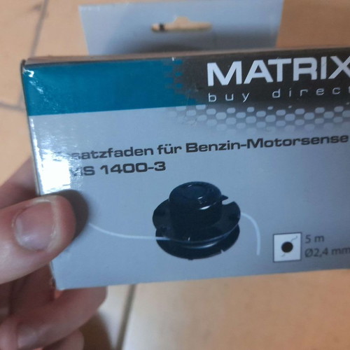 Spare head with line BMS006 for Matrix BMS1400-3 brush cutter new