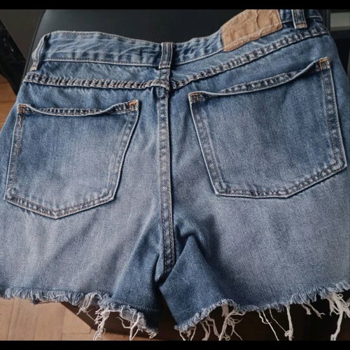 Pull & Bear denim shorts used, blue, size XS