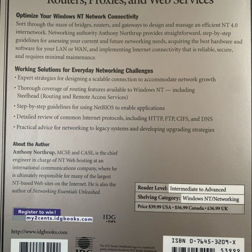 Nt Network Plumbing like new book in English