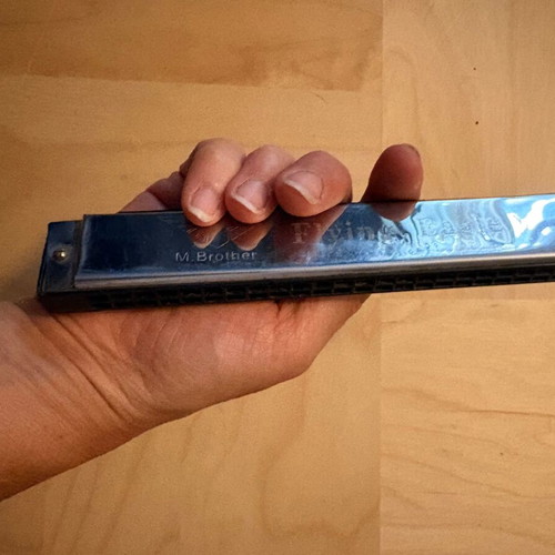 Tremolo Harmonica Flying Eagle by M. Brother used