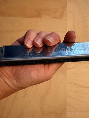Tremolo Harmonica Flying Eagle by M. Brother used