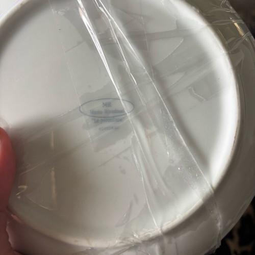 Alitalia porcelain plates like new, collectible airline service