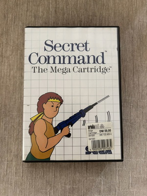 Secret Command Sega Master System game, complete