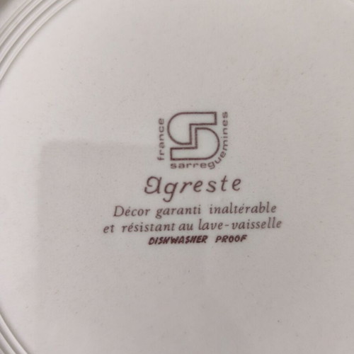 Ceramic platter French, 27 cm, like new