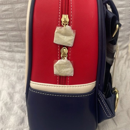 Sammao backpack, beige and red