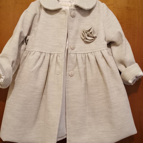 Baby Rose children's coat new, size 2, gray
