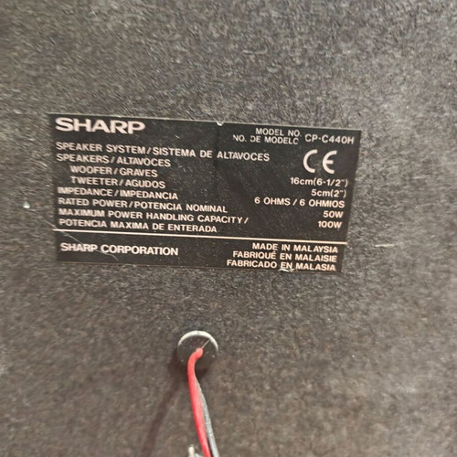 Sharp CP-C440H speakers used, tested and working