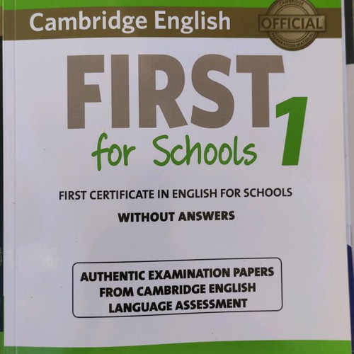 First for Schools 1 like new without answers