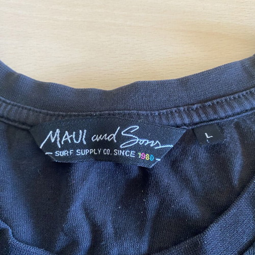 Maul men's cotton shirt size L used, black