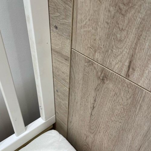Baby cot used with mattress and linens