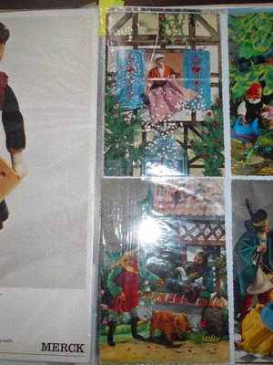 Dolls used, archive of about 70 cards and photos 1940-1970