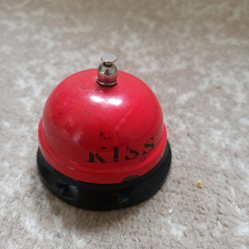 Bell used, functional with faded lettering