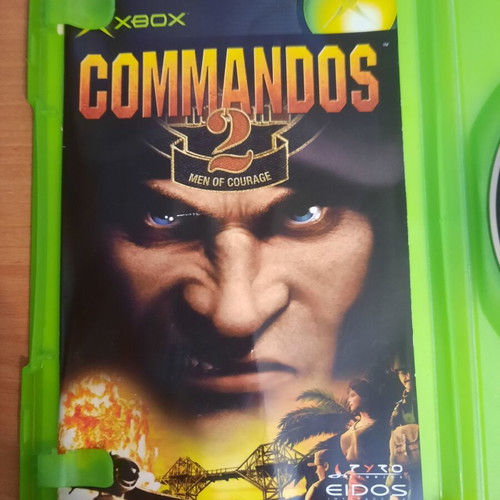 Commandos 2 Men of Courage for Original Xbox like new with manual