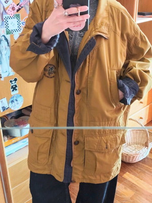 Globe Trotter vintage parka jacket like new, multicolor