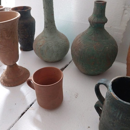 Ceramics used from Alexandroupolis and Eastern Thrace, pack of 11, 1950s-1960s