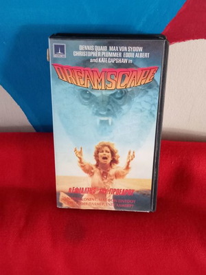 Dreamscape video cassette used, thriller horror with subtitles