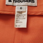 Trousers women's skirt size 6 like new, orange