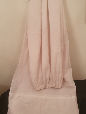 Pink curtain used, height 225, length 300
