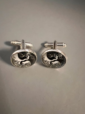 Metal cufflinks new