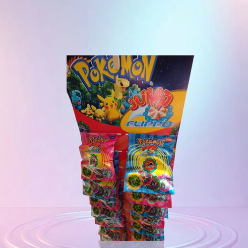 Pokemon JUMP FLIPPO τάπες καινούργιες, πακέτο 20 φακελάκια