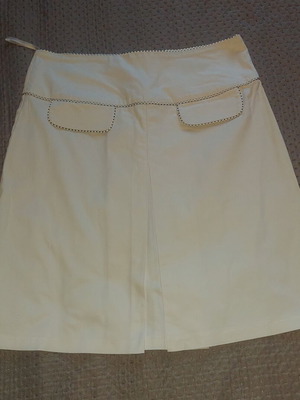Desiree Summer Skirt like new, white, size L