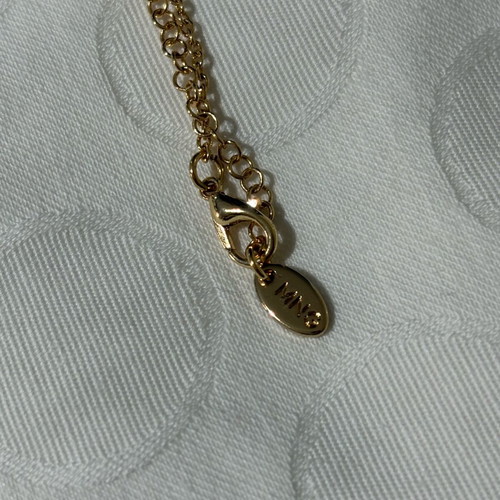 Mango long pendant necklace gold color like new