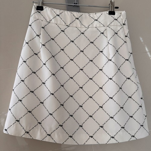 Mini skirt Mind Matter like new, black and white, size S