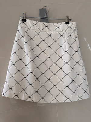 Mini skirt Mind Matter like new, black and white, size S