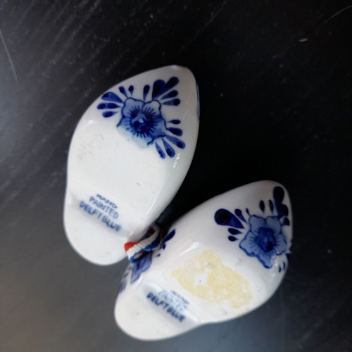 Delft blue clogs from Netherlands like new, 7 cm