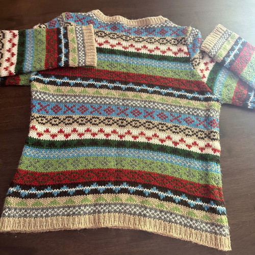 Benetton United Colors multicolor knit sweater M