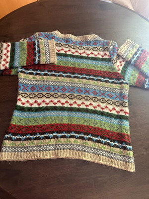 Benetton United Colors multicolor knit sweater M
