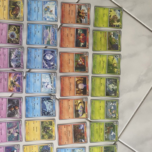 Pokemon cards set White Flair, 62 common and uncommon