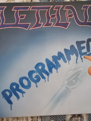 Δίσκος βινυλίου Lethal Programmed 1990 πρώτη έκδοση UK Metal Blade Records σαν καινούργιο