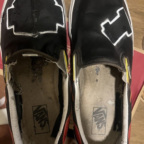 Vans of the World sneakers used, Custom Harley Davidson edition, size 47