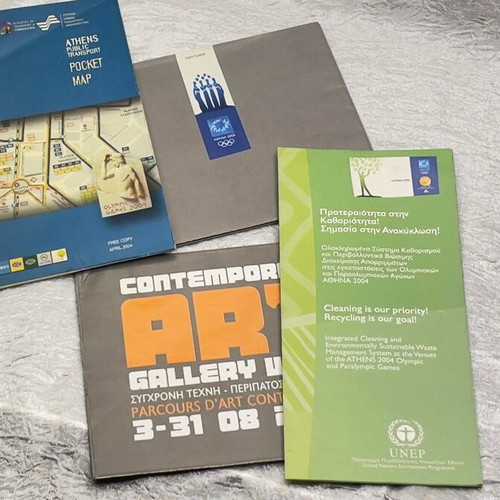 Athens 2004 Olympic Games pocket guides like new, set of 4
