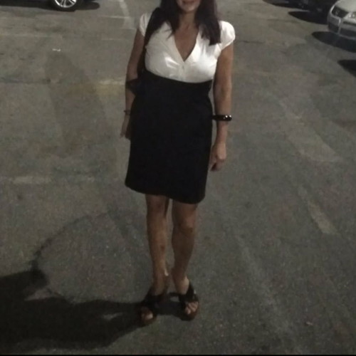Black and white short dress like new, size M