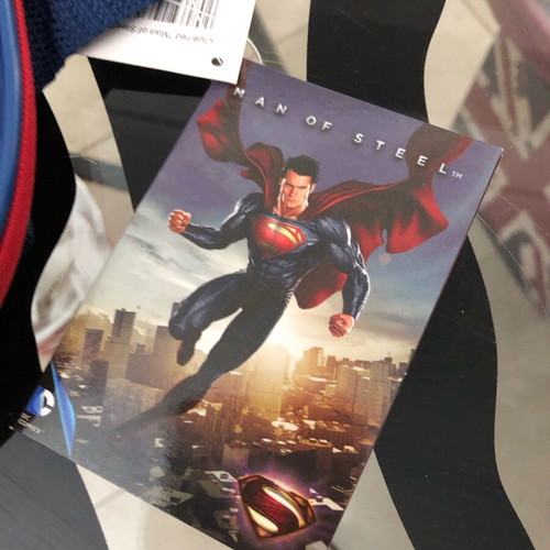 Superman Man of Steel Jim Lee Art school backpack new 30x25cm