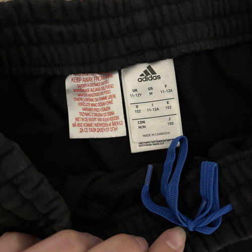 Adidas Future Icons 3-Stripes Kids' Sweatpants black, like new, age 11-12