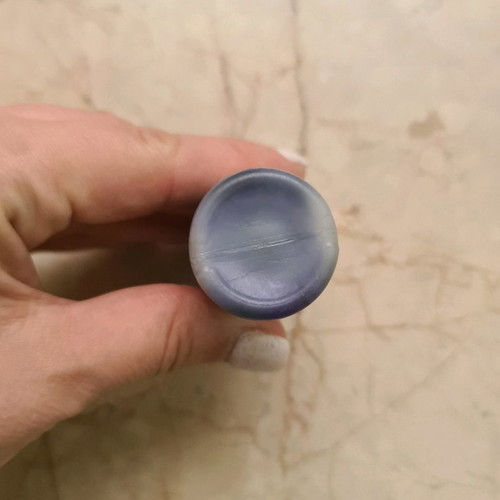 Blue stamp ink used, Greek made