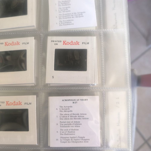 Kodak Slide Collection 120+ Archaeological Sites and Museums of Greece with Album