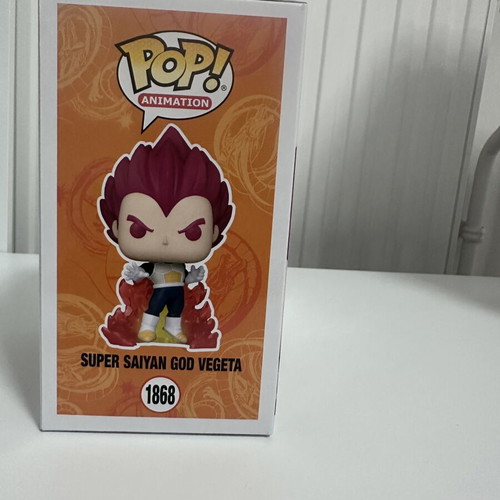 Dragonball Super Saiyan God Vegeta Funko Pop new, authentic