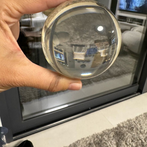 Crystal ball for hand tricks like new